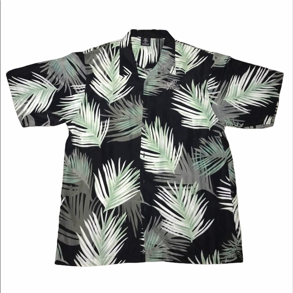DC Classic short sleeve tropical button down 2XL